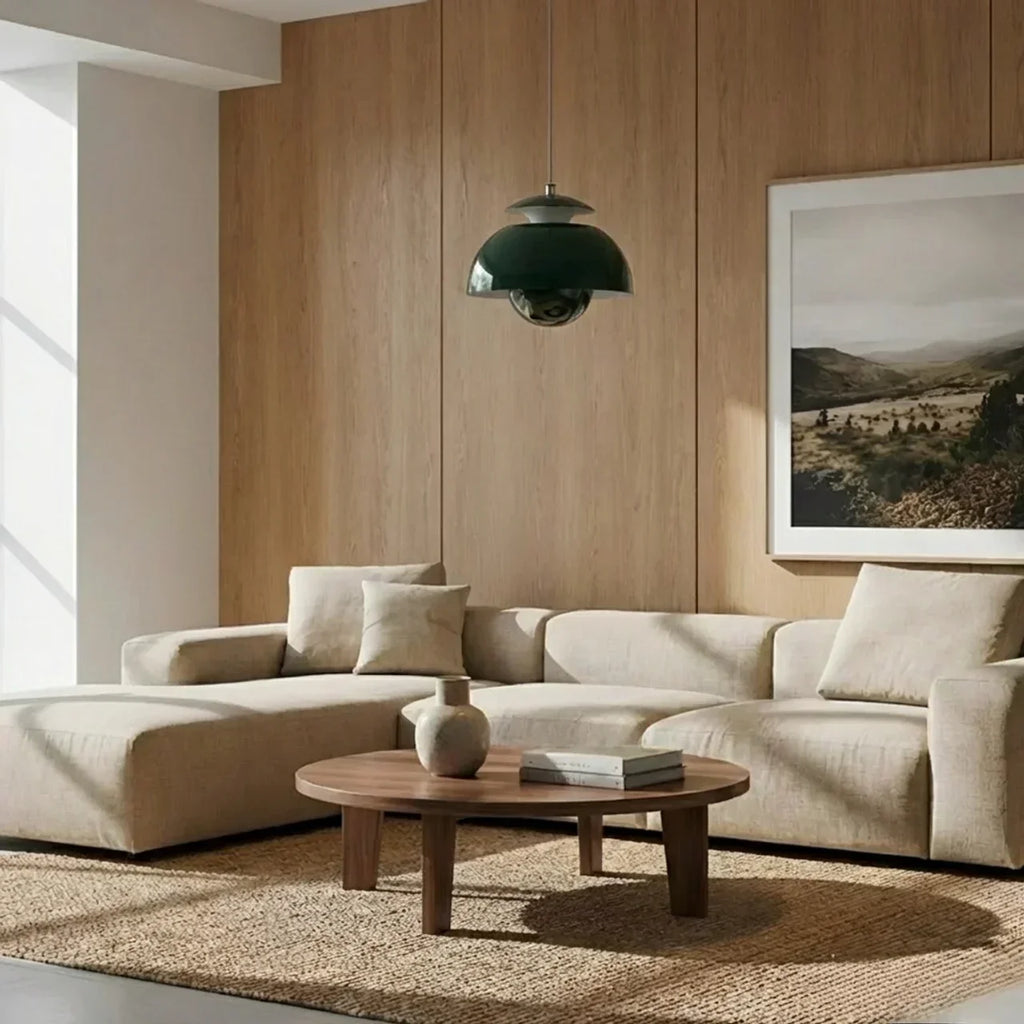 Soft Ambient Orb Pendant Light With Smooth Spherical Design For Modern Home Interiors