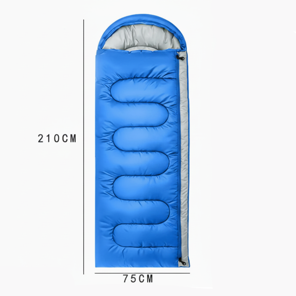 EVERESTO Thermal Camping Sleeping Bag — Spacious Envelope Design