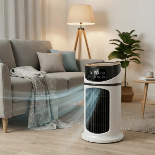 2-in-1 Compact Air Cooler and Humidifier — 300 ml Water Tank, USB-Powered
