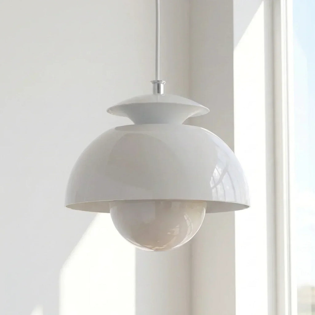 Soft Ambient Orb Pendant Light With Smooth Spherical Design For Modern Home Interiors