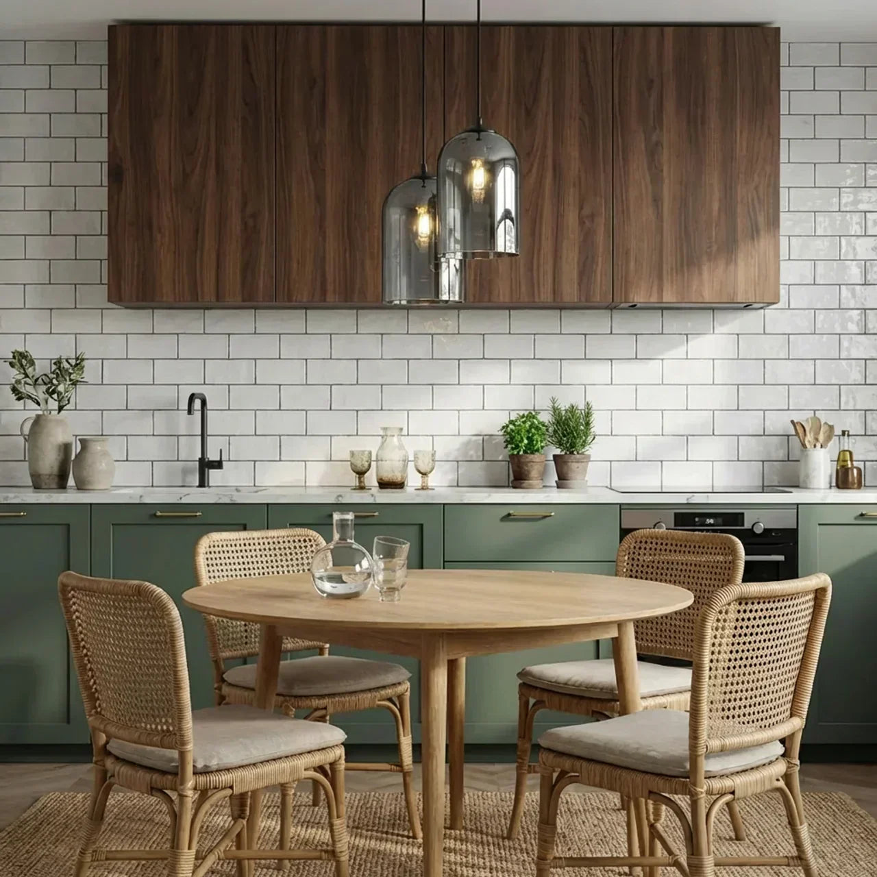 Double Glass Dome Pendant Light Fixture For Dining Rooms Bedrooms And Living Spaces