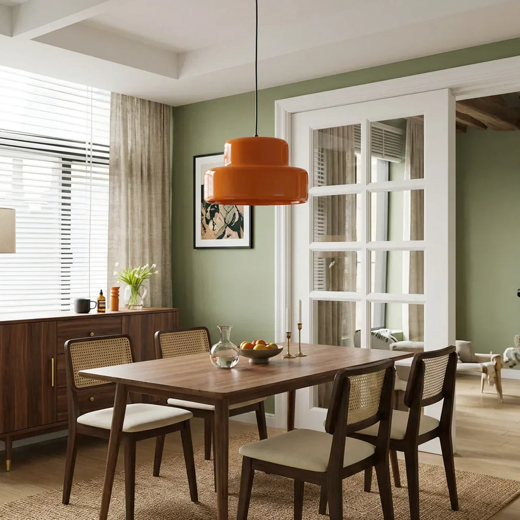 Coloured Glass Bowl Pendant Light In Bauhaus Style For Modern Interiors And Home Living