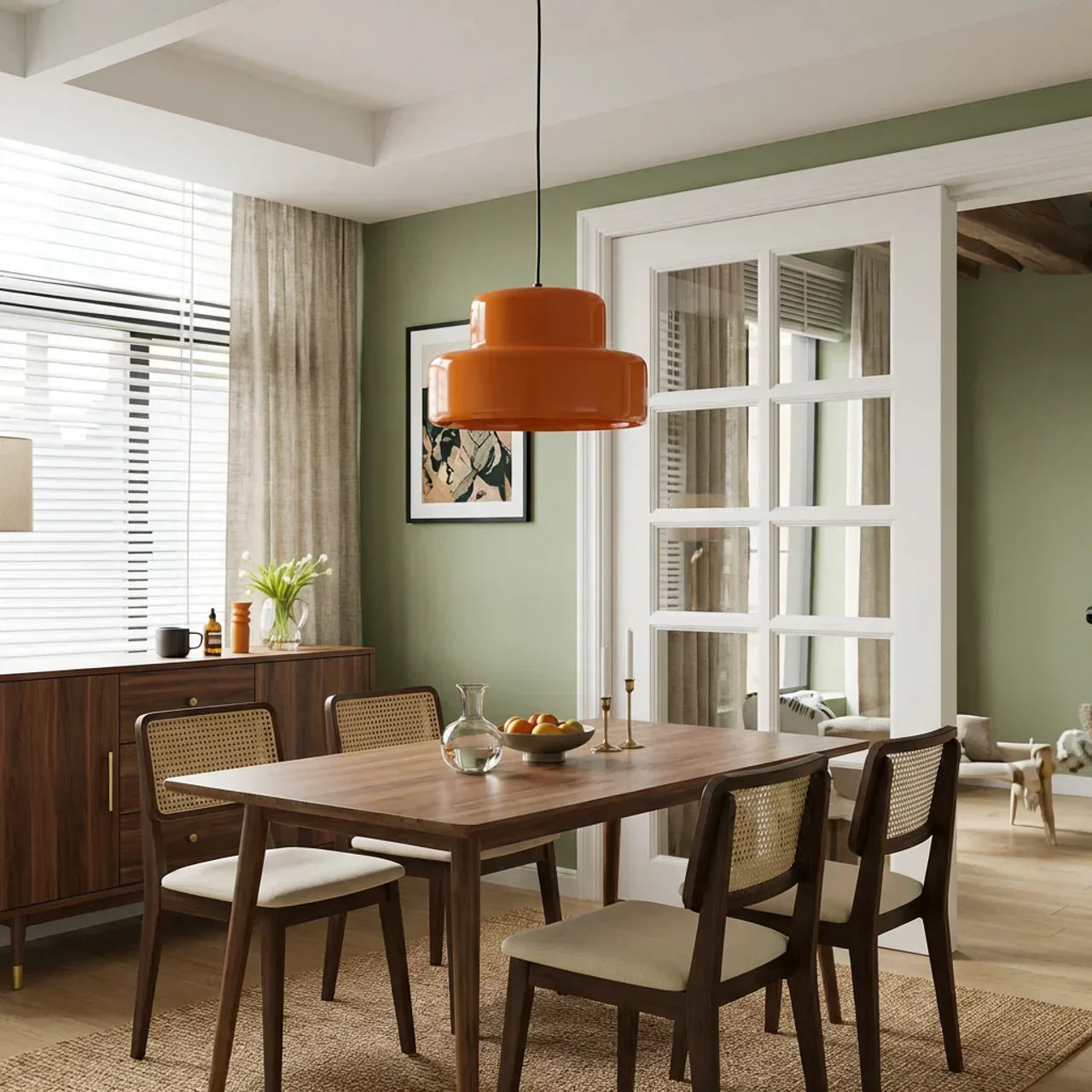 Coloured Glass Bowl Pendant Light In Bauhaus Style For Modern Interiors And Home Living