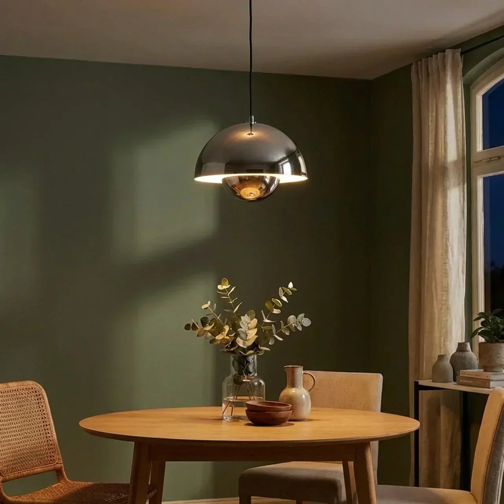 Danish Modern Pendant Light With Soft-Form Design For Contemporary Interiors In Homes