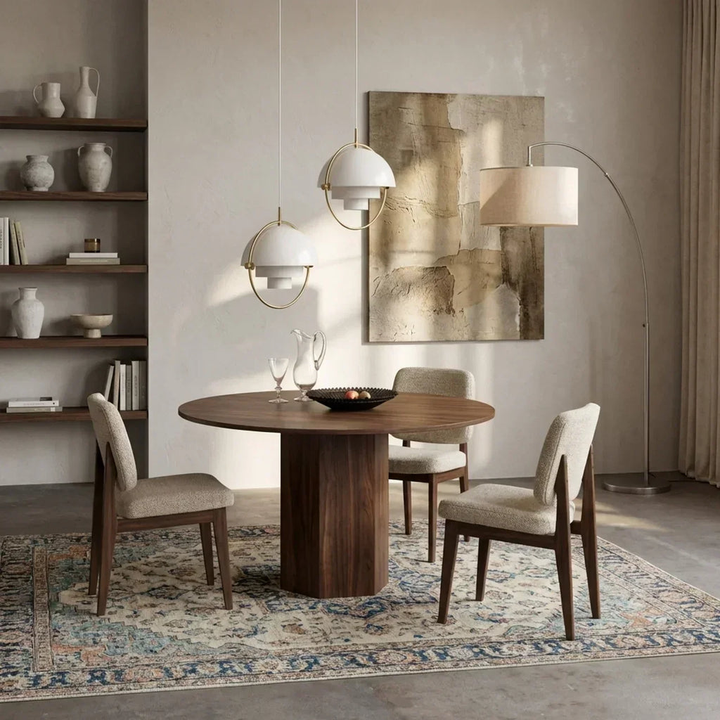 Scandinavian Style Adjustable Pendant Light With Directional Shade For Living Spaces