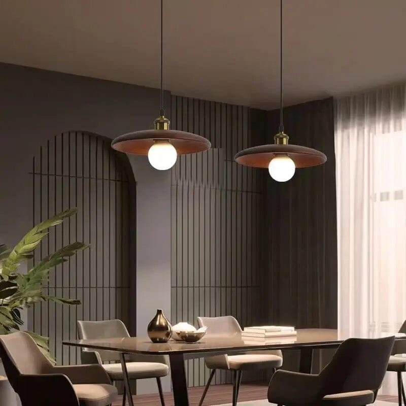 FjordLumen Pendant Light Nordic Oak With Warm Glow In Wood Design For Dining Rooms Elegant Modern