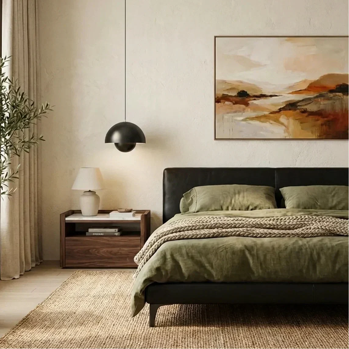 Danish Modern Pendant Light With Soft-Form Design For Contemporary Interiors In Homes
