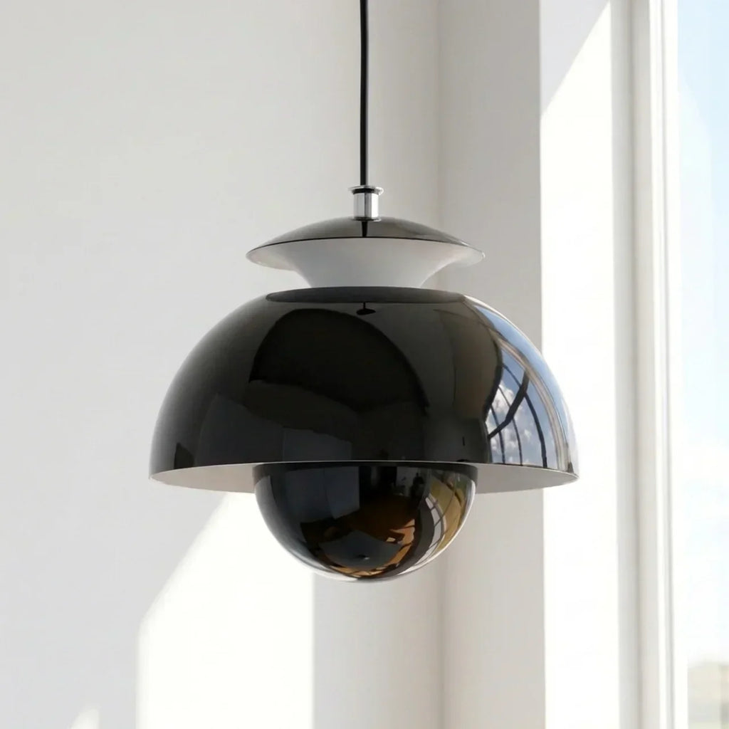 Soft Ambient Orb Pendant Light With Smooth Spherical Design For Modern Home Interiors