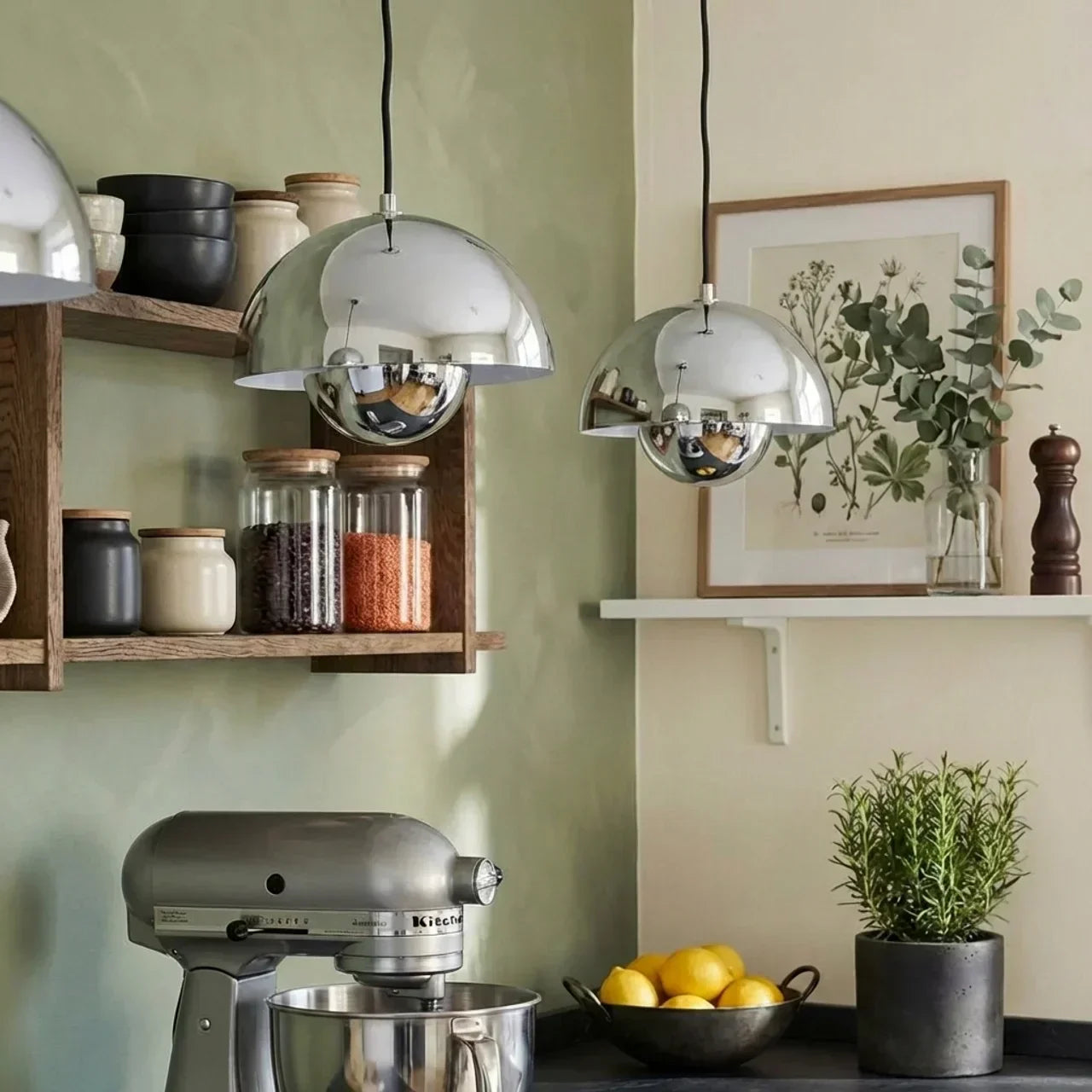 Danish Modern Pendant Light With Soft-Form Design For Contemporary Interiors In Homes