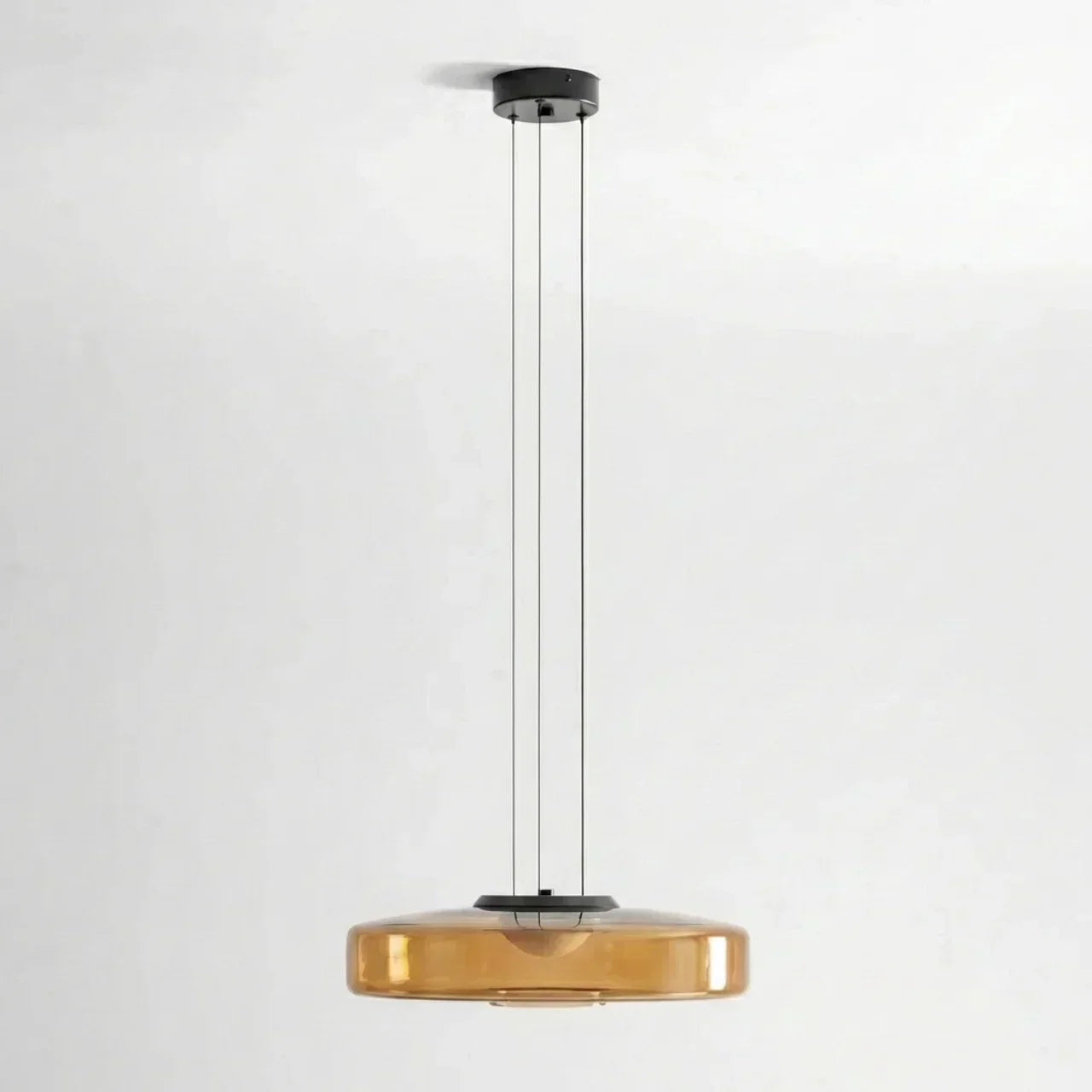 Bauhaus Style Tiered Glass Pendant Light With Integrated Led For Modern Interiors