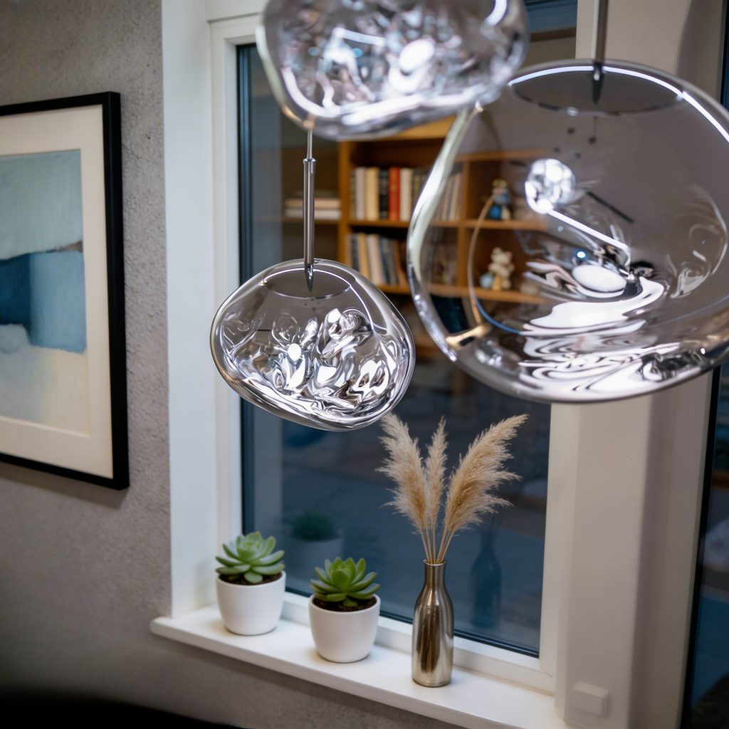 Statement Cluster Pendant Lighting Fixture With Irregular Arrangement For Living Rooms