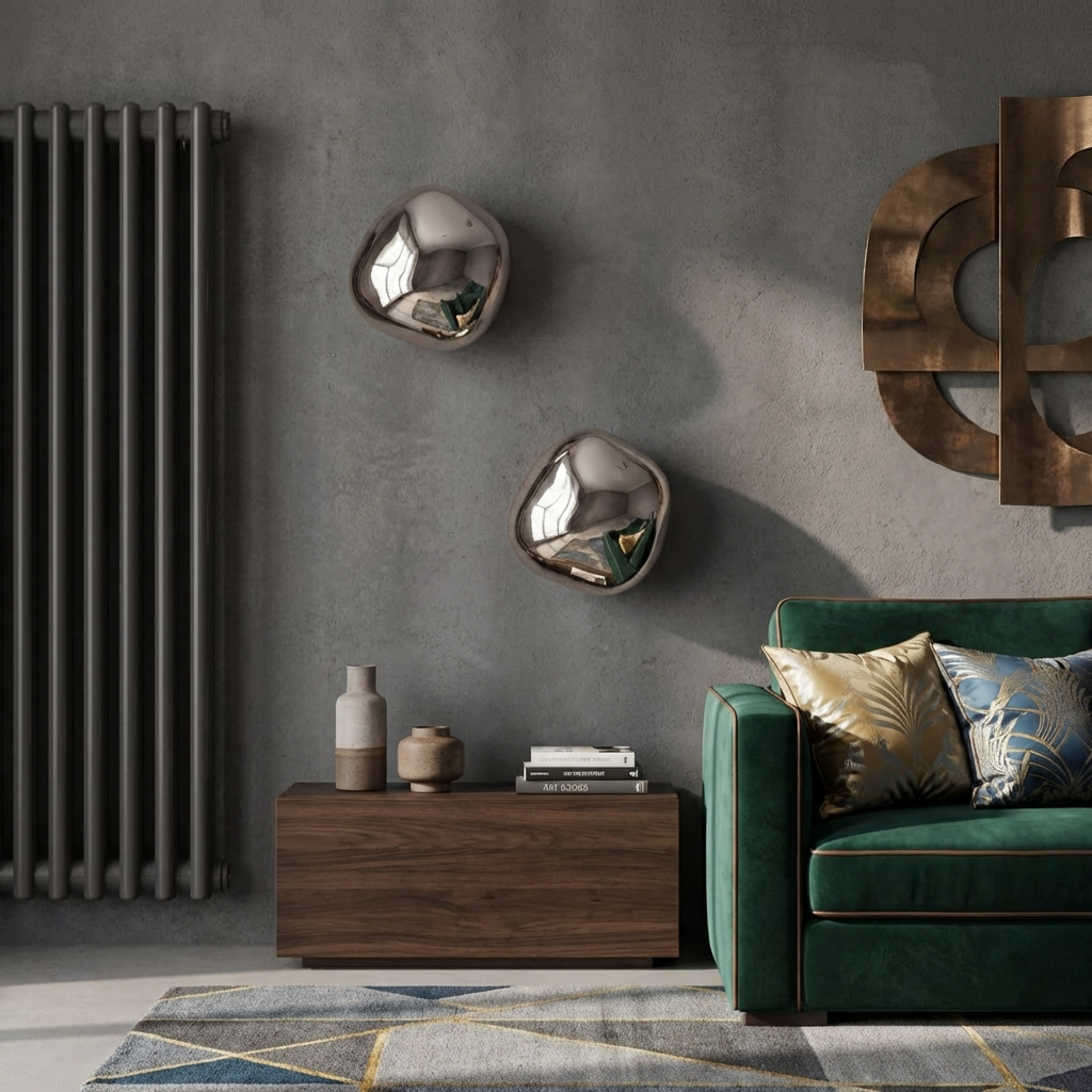 Glacier-Style Molten Acrylic Wall Sconce For Indoor Ambient Lighting In Modern Interiors