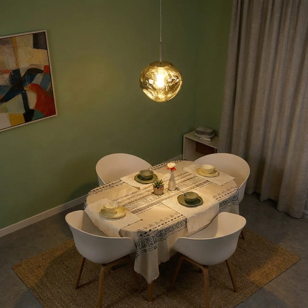 Sculpted Acrylic Shade Pendant Light With Soft Ambient Glow For Modern Interiors