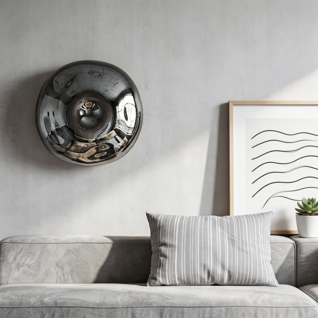 Glacier-Style Molten Acrylic Wall Sconce For Indoor Ambient Lighting In Modern Interiors