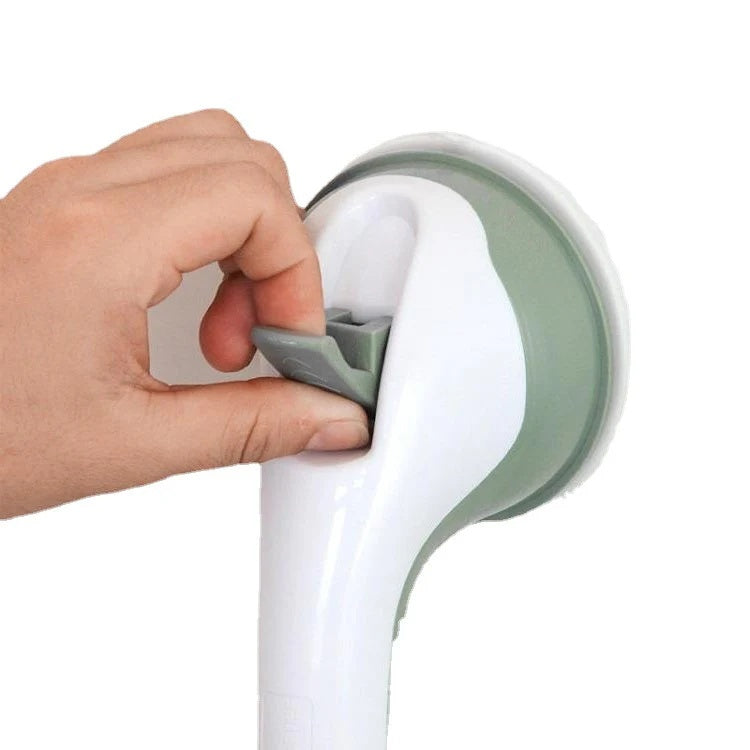 Non Slip Suction Cup Bathroom Wall Handle No Drill Install Double Cup Grip