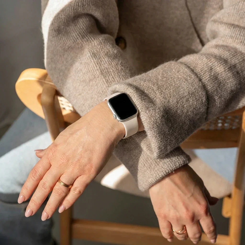 Correa de silicona Starlight para Apple Watch — compatible con todas las series