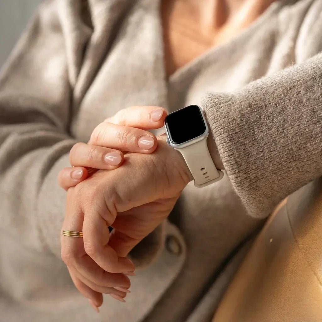 Correa de silicona Starlight para Apple Watch — compatible con todas las series