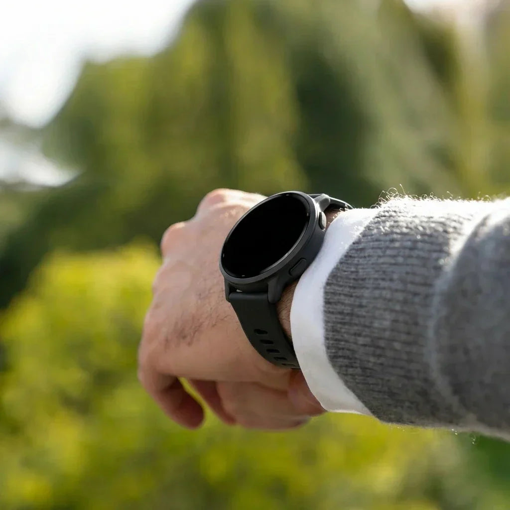 Garmin Vivoactive 3 Classic Silicone Strap – Flexible Black Wristband