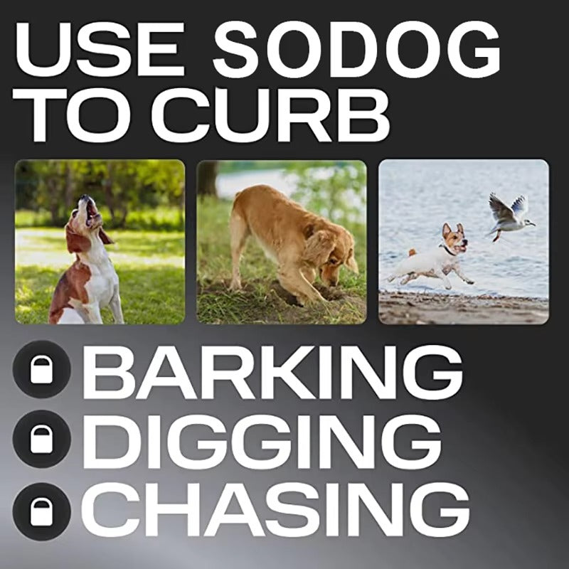 Rechargeable Ultrasonic Dog Training Device Hands Free Inaudible Signals Compact Portable