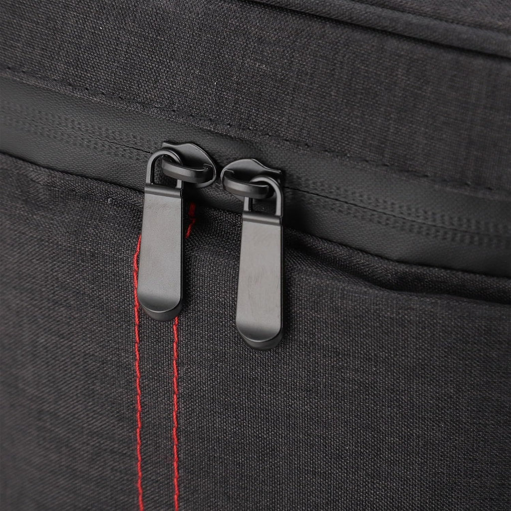 Two-Bottle Insulated Canvas Wine Tote With Adjustable Shoulder Strap