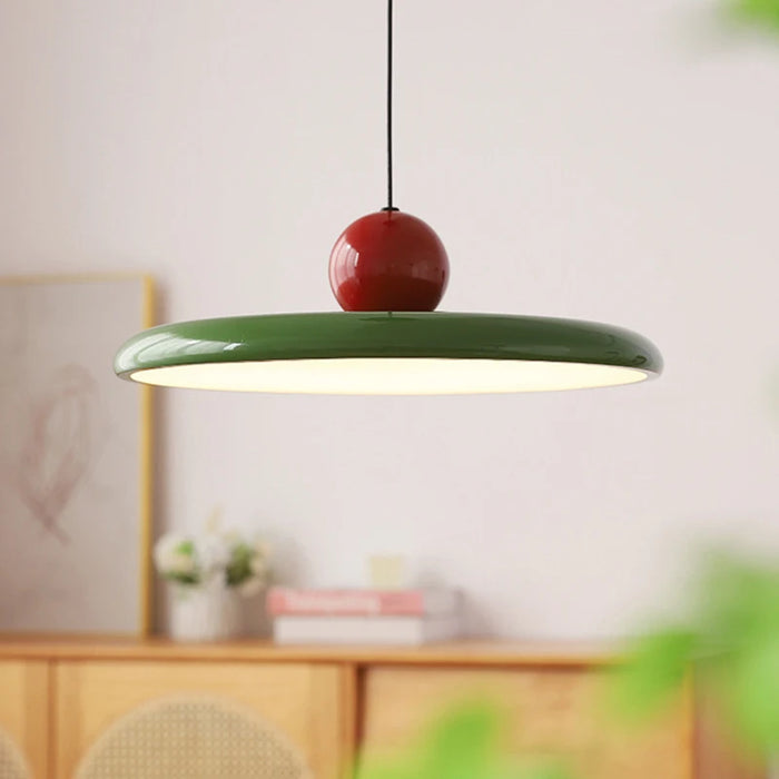 Lyrene Pendant Light In Cream Glass Finish With Nordic LED For Modern Living Rooms And Home Offices