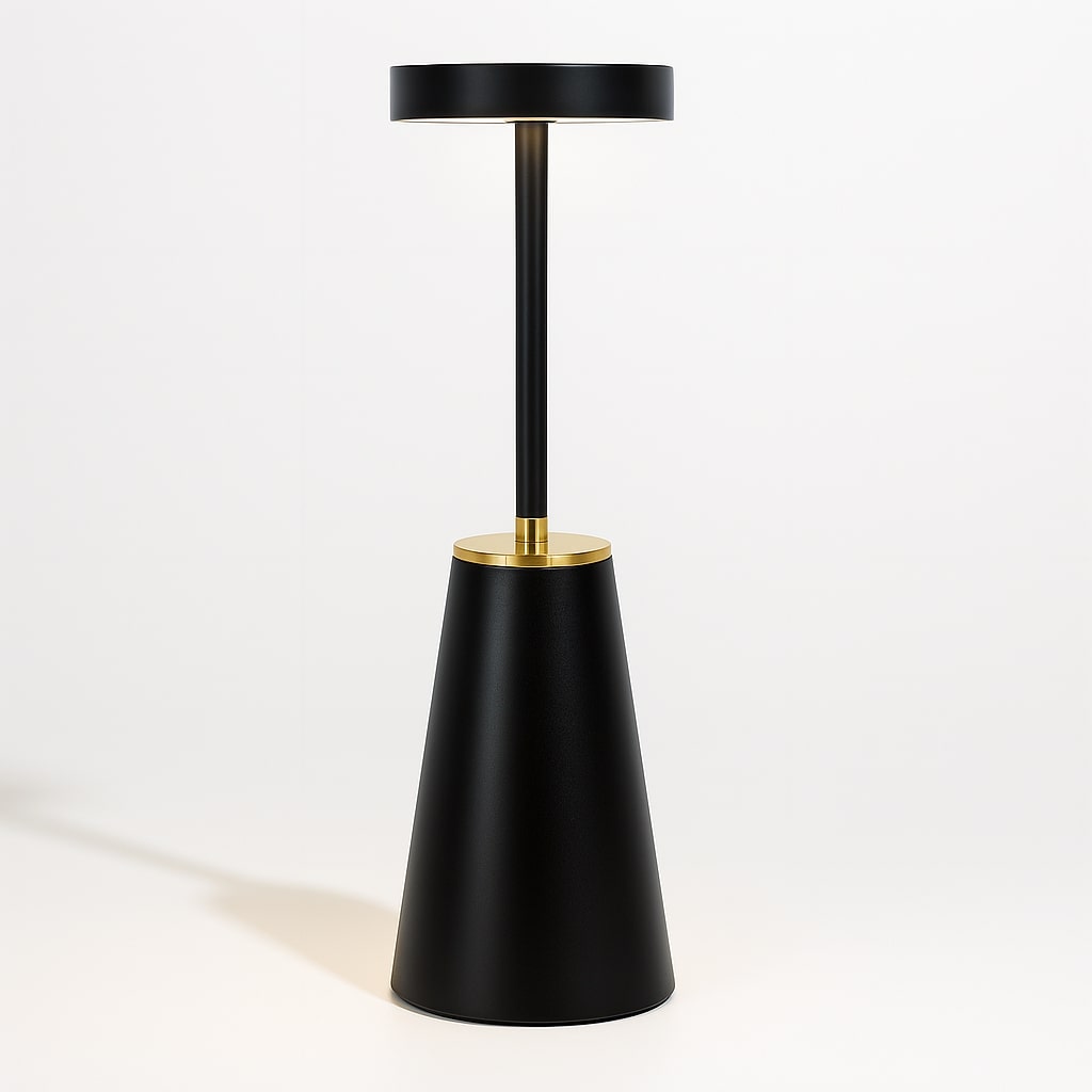 AuraLume Kabellose Tischlampe — Moderne Ambientebeleuchtung