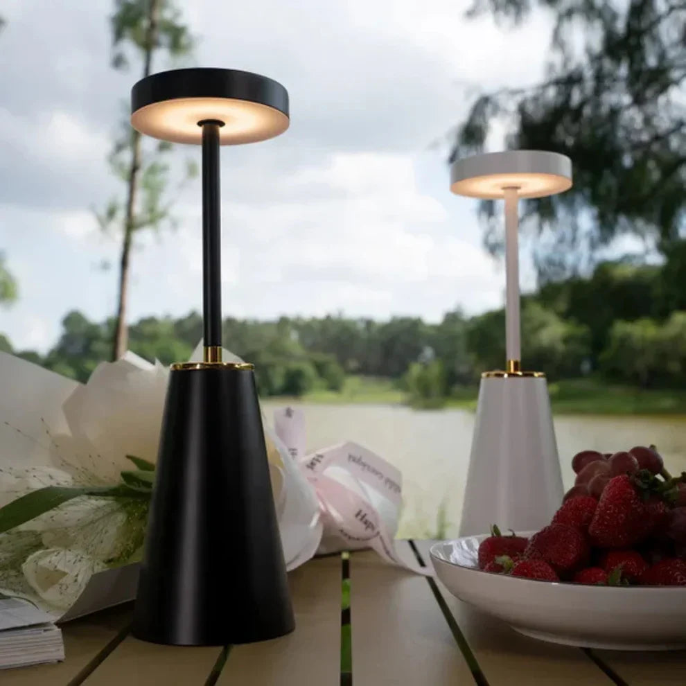 AuraLume Kabellose Tischlampe — Moderne Ambientebeleuchtung