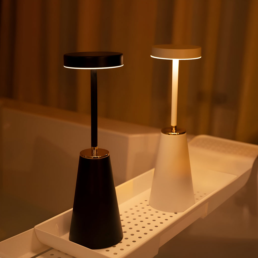 AuraLume Kabellose Tischlampe — Moderne Ambientebeleuchtung