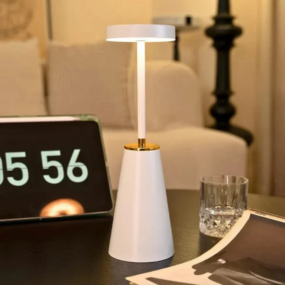 AuraLume Kabellose Tischlampe — Moderne Ambientebeleuchtung
