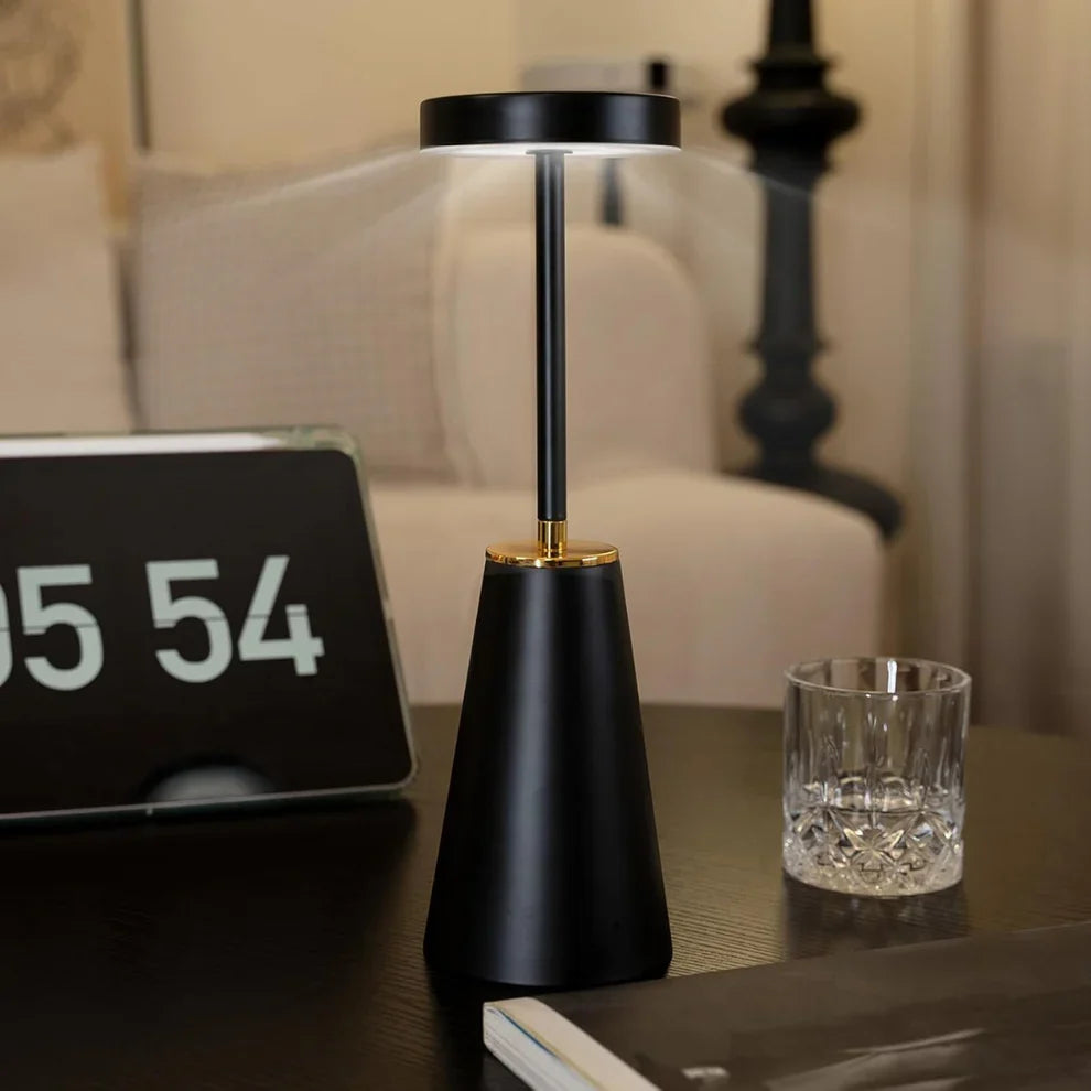 AuraLume Kabellose Tischlampe — Moderne Ambientebeleuchtung