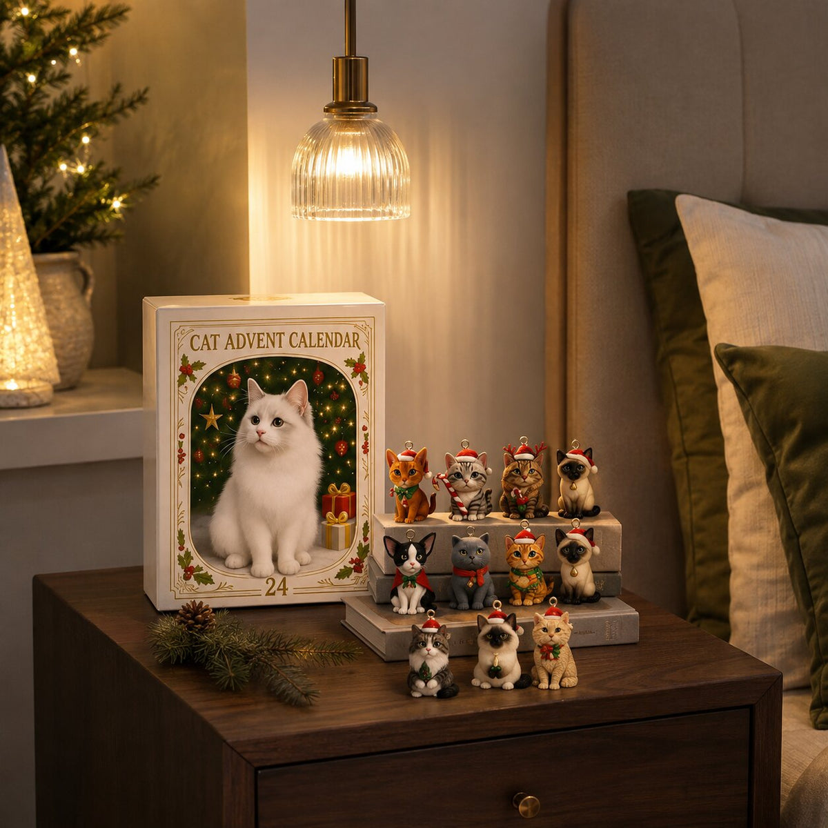 2026 Cat Advent Calendar — 24 Festive Cat Designs, Christmas Countdown