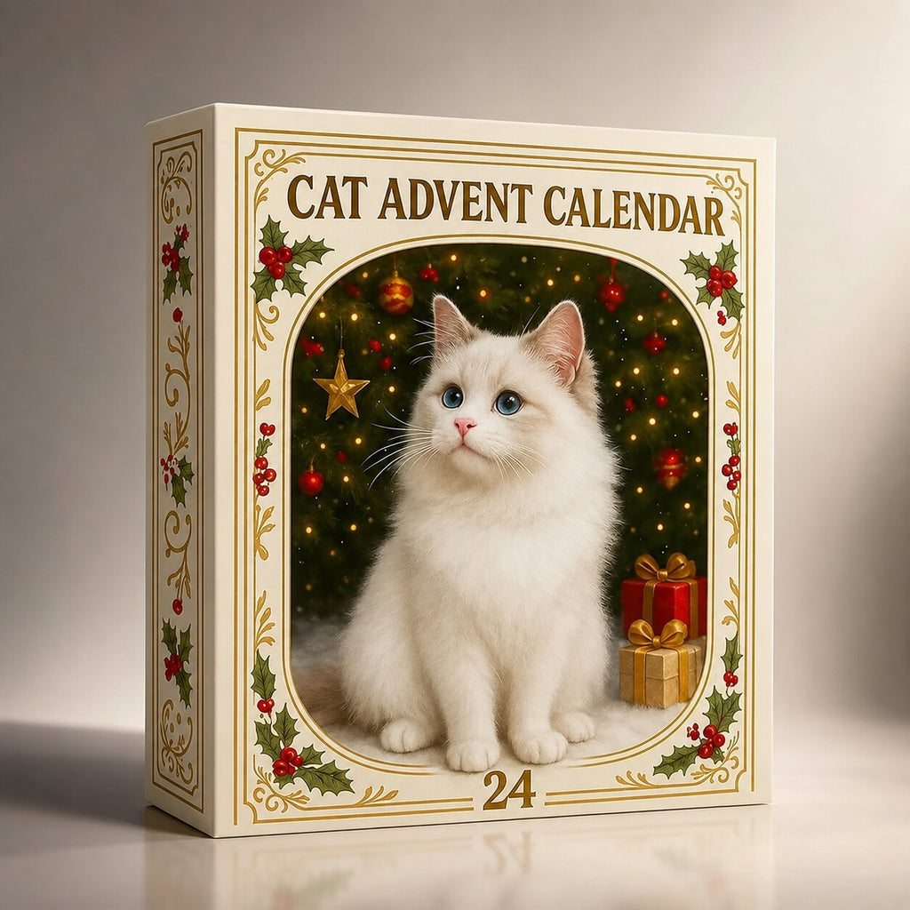 2026 Cat Advent Calendar — 24 Festive Cat Designs, Christmas Countdown