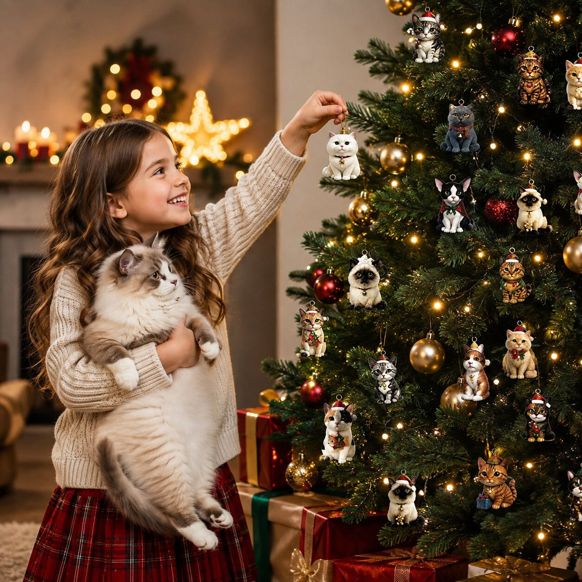 2026 Cat Advent Calendar — 24 Festive Cat Designs, Christmas Countdown