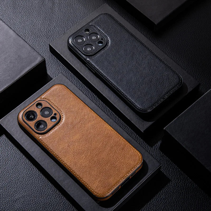 Premium Leather iPhone Protective Case | Ka-mostore
