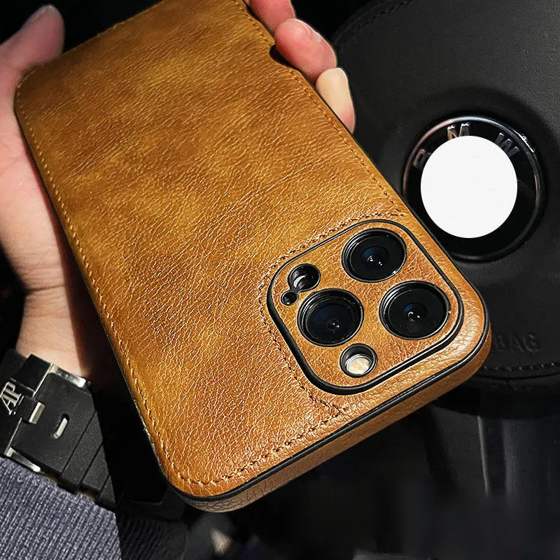 Premium Leather iPhone Protective Case | Ka-mostore