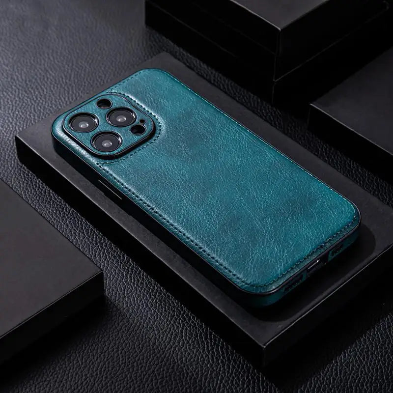 Premium Leather iPhone Protective Case | Ka-mostore