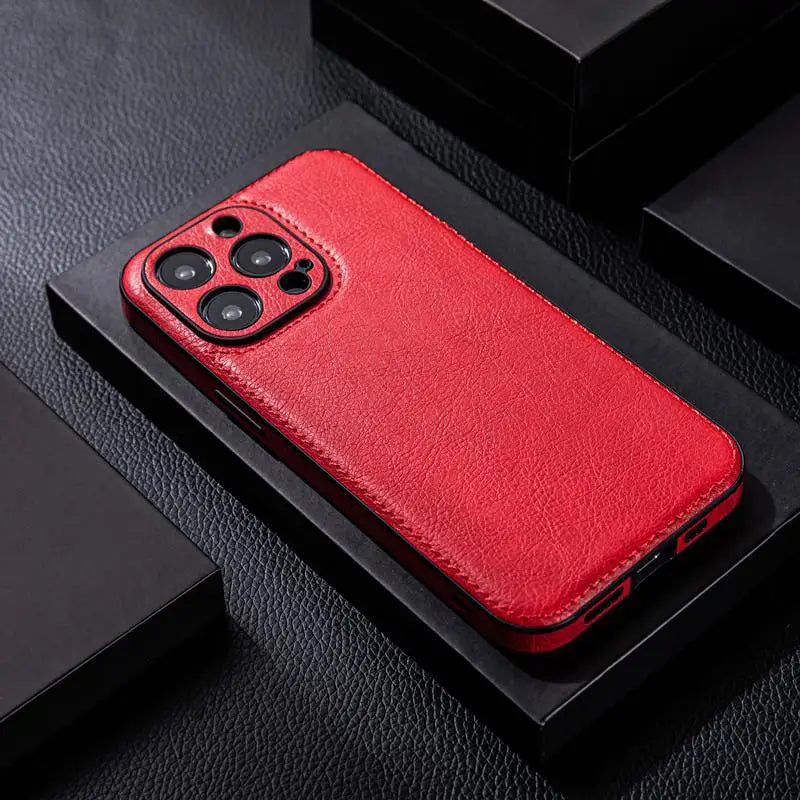 Premium Leather iPhone Protective Case | Ka-mostore