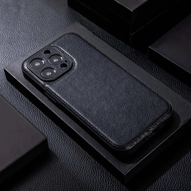 Premium Leather iPhone Protective Case | Ka-mostore