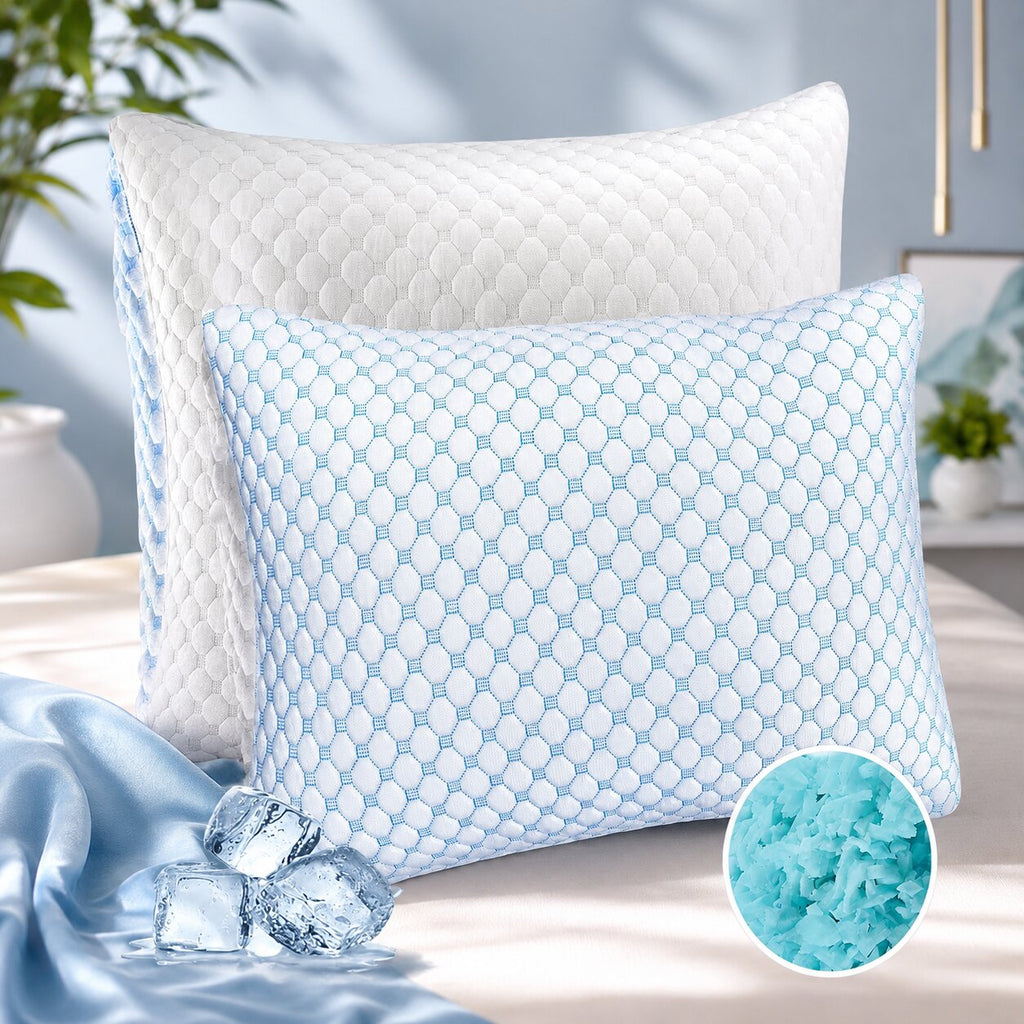 Almohada ajustable para dormir con efecto refrescante Kühlwoge — Diseño transpirable