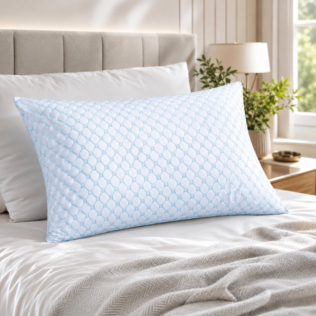 Almohada ajustable para dormir con efecto refrescante Kühlwoge — Diseño transpirable