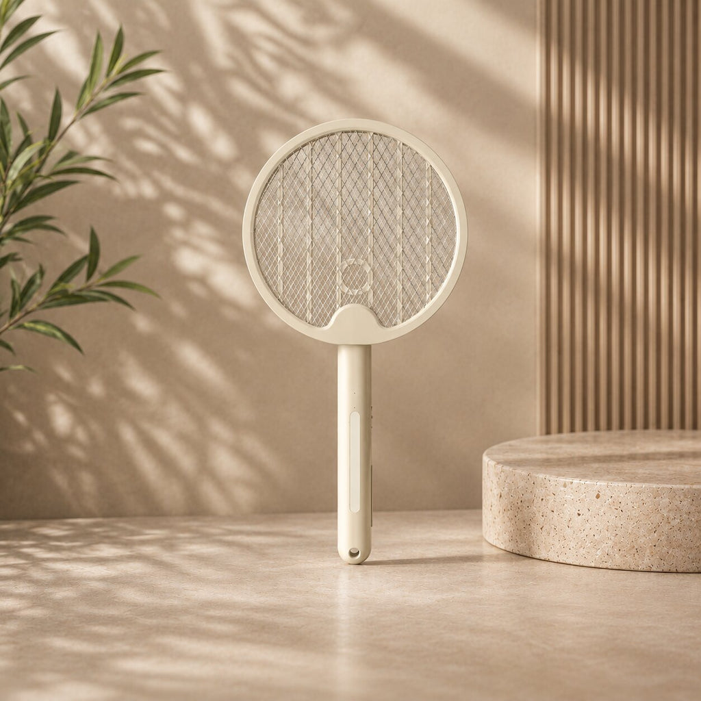 Tapette à moustiques électrique pliable MückenVogue — Raquette anti-insectes portable
