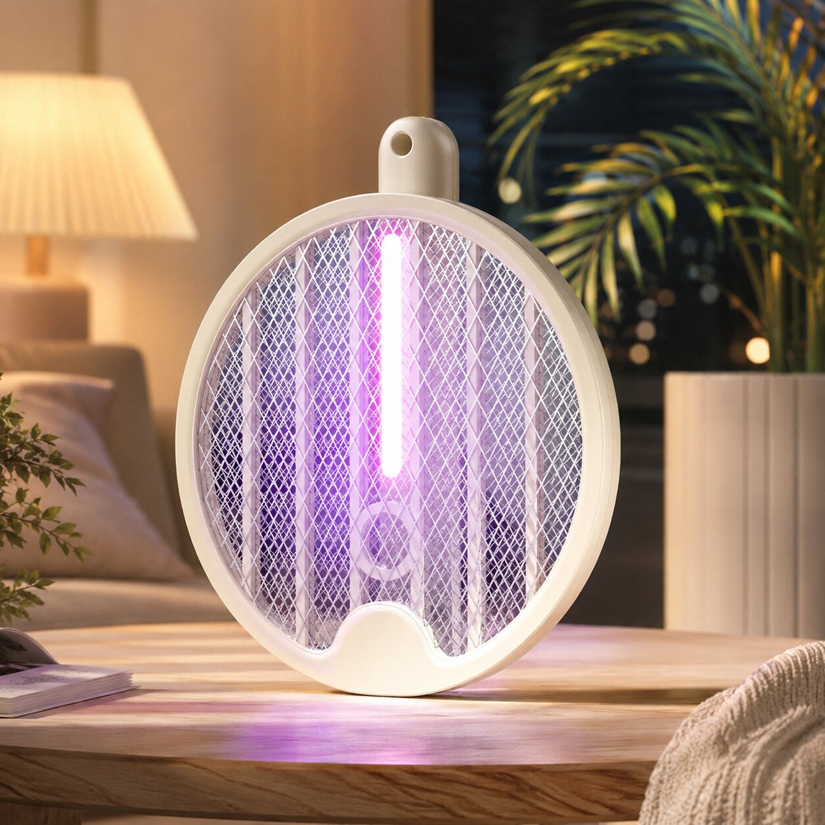 Tapette à moustiques électrique pliable MückenVogue — Raquette anti-insectes portable