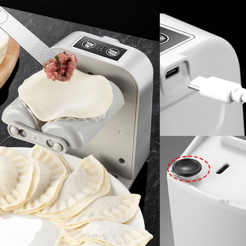 Gyoza-former KnödelProfi — elektrisk dumpling-former og -forsegler
