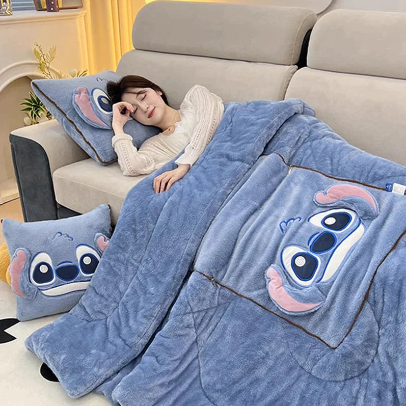 Plush Blanket and Pillow Set for Ultimate Comfort | Ka-mostore