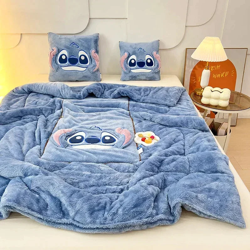 Plush Blanket and Pillow Set for Ultimate Comfort | Ka-mostore