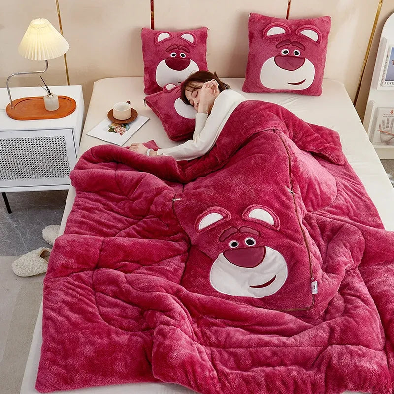 Plush Blanket and Pillow Set for Ultimate Comfort | Ka-mostore