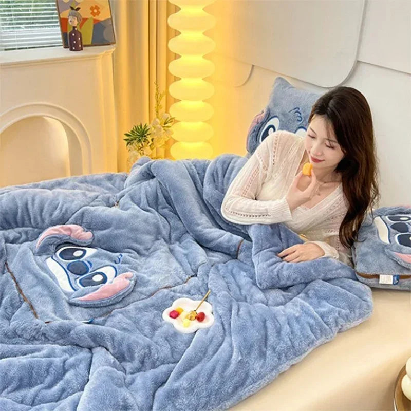Plush Blanket and Pillow Set for Ultimate Comfort | Ka-mostore