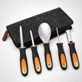 Set di utensili per intagliare le zucche di Halloween — kit per tagliare, modellare e decorare