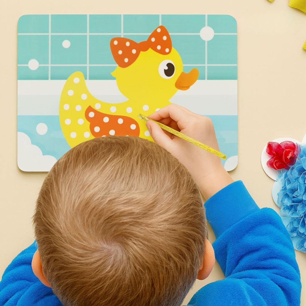 KreativBox hobbysett for barn — kreativ aktivitet uten søl, fra 3 år