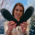 Rechargeable Heated Insoles With USB Power And Adjustable Temperature For Warm Feet